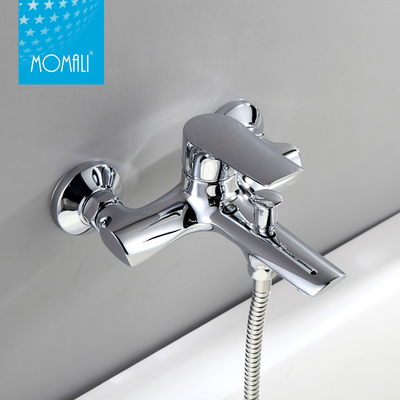  China factory price new design hot cold copper bath faucet 