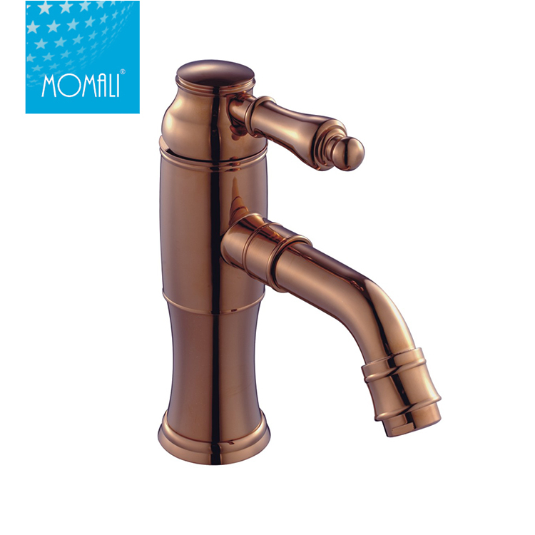 Single Hole Tall Wash Brass Body Bathroom Kitchen Faucet With Mixer 