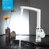Wholesale white painting single handle faucet european kitchen tap
