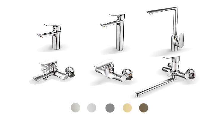 Single Handle Kitchen And Bathroom Commercial Faucet Types 